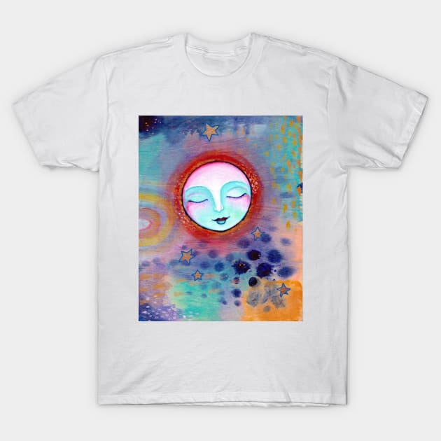 Moon and Stars T-Shirt by gaea